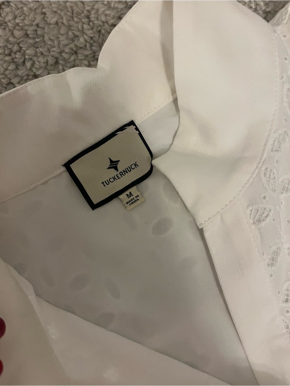 Tuckernuck White Eyelet Midi Tunic Dress - Picture 5 of 10